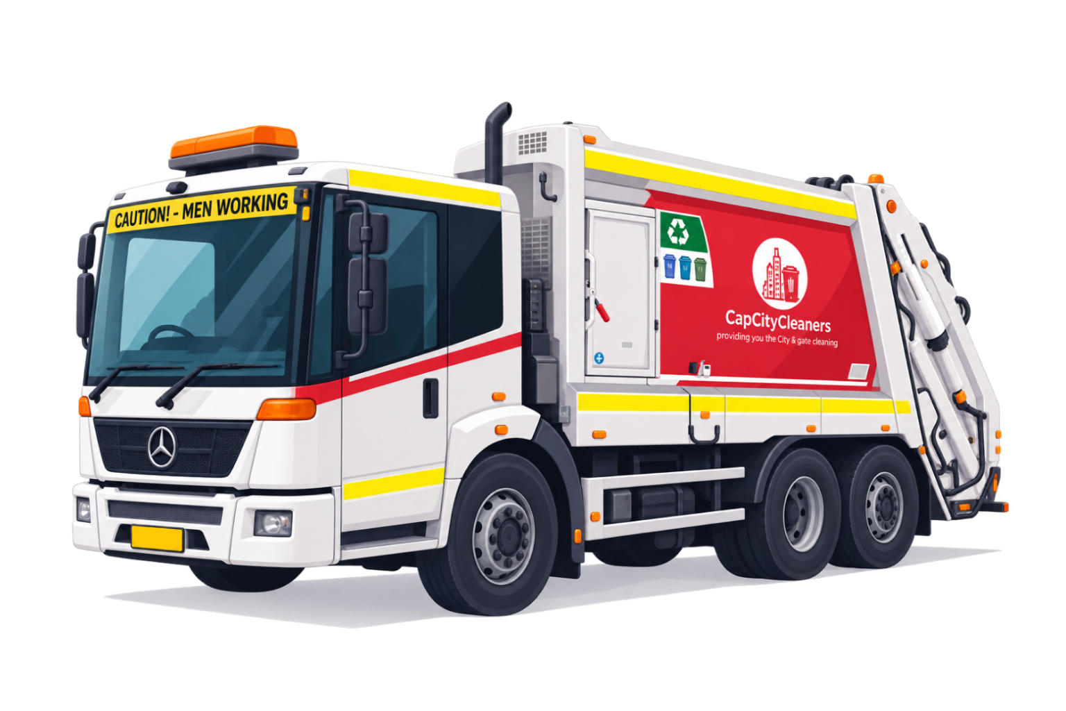 CapCity Mercedes Compactor Truck